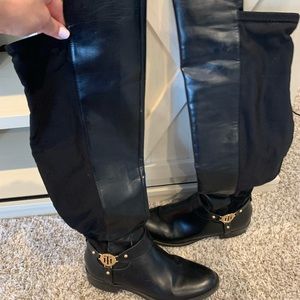 Tommy Hilfiger - Over the Knee Boots, 8.5, Black